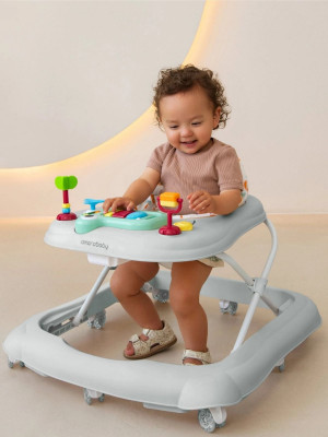 Ходунки Amarobaby First Steps серый