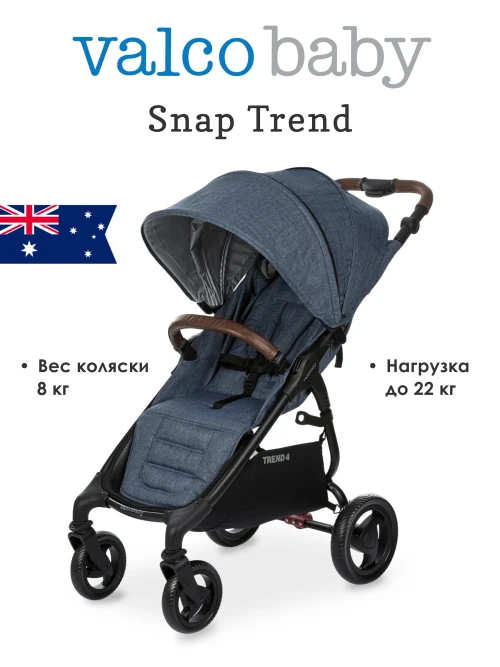 Коляска прогулочная Valco baby Snap 4 Trend Denim