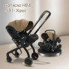 Коляска прогулочная Luxmom MAX H88 5B1 хаки