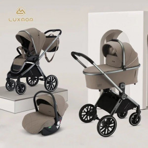 Коляска 3 в 1 Luxmom 811 хаки