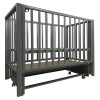Кроватка Indigo Norden 120*60 с маятником графит
