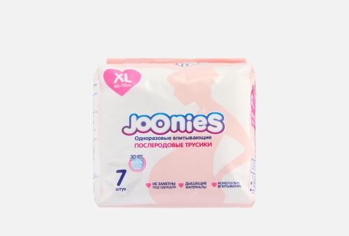 Трусики послеродовые JOONIES размер M/L (60-100см) 7 шт