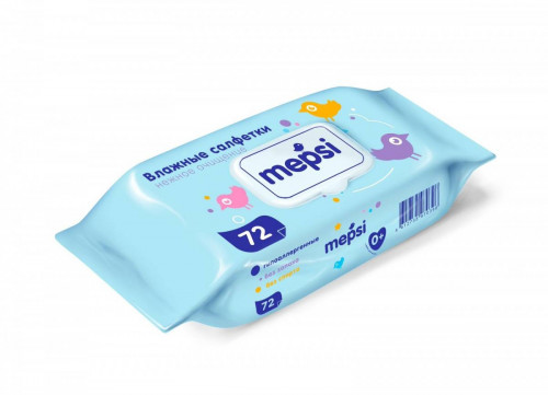 MEPSI Влажные салфетки гипоаллергенные детские 72 шт