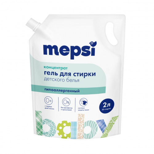 Гель для стирки белья MEPSI дойпак 2 л