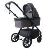 Коляска 2 в 1 Indigo Trion темно-серый