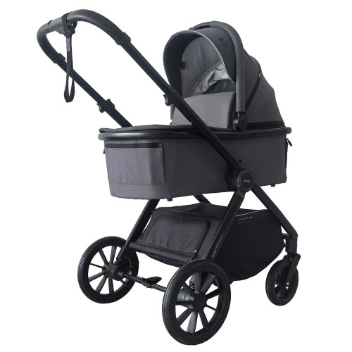 Коляска 2 в 1 Indigo Trion темно-серый