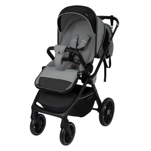 Коляска прогулочная Indigo Gloss светло-серый