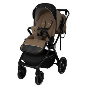Коляска прогулочная Indigo Gloss темно-бежевый