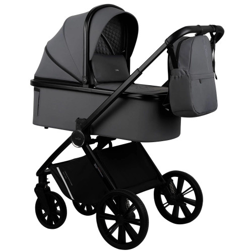 Коляска 2 в 1 Indigo Sting темно-серый
