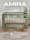 Кроватка Rant Amira с маятником 120*60 Olive