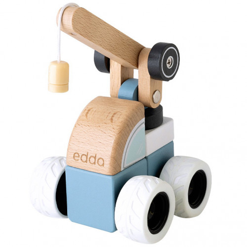 Машинка-конструктор edda, Автокран с магнитом