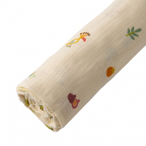 Пелёнка муслиновая BUBA KIDS, Сады Кавказа, 115х115