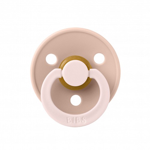 Пустышка латексная BIBS Studio Colour - Fusion - Blush/Petal, 0+ мес.