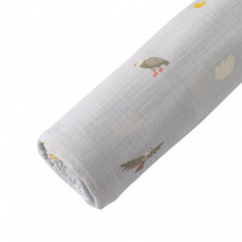 Пелёнка муслиновая BUBA KIDS, Горный орёл, 115х115