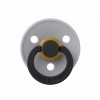 Пустышка латексная BIBS Studio Colour - Fusion - Cloud/Black, 0+ мес.