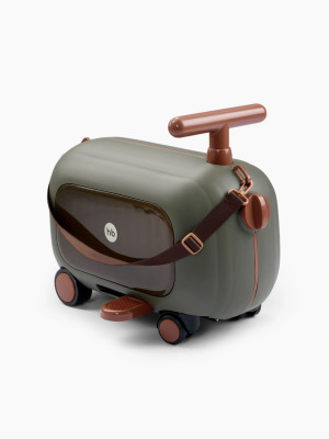 Каталка-чемодан Happy Baby Travy dark green