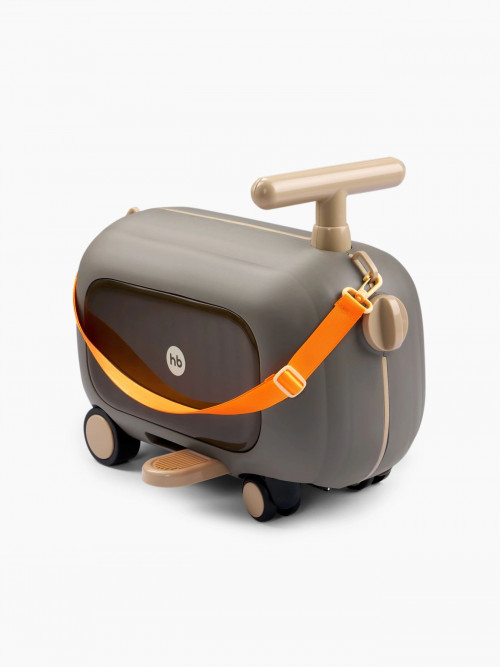 Каталка-чемодан Happy Baby Travy dark grey