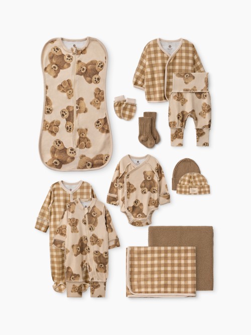 Комплект Happy Baby для новорожденных (beige, 56, 90153-0)