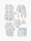 Комплект Happy Baby для новорожденных (white-blue, 56, 90153-0)