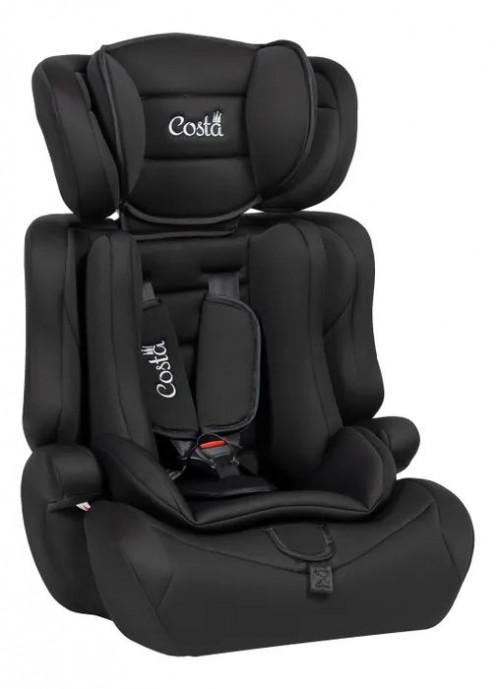 Автокресло Costa HC-01 1/2/3 (9-36кг) Total black