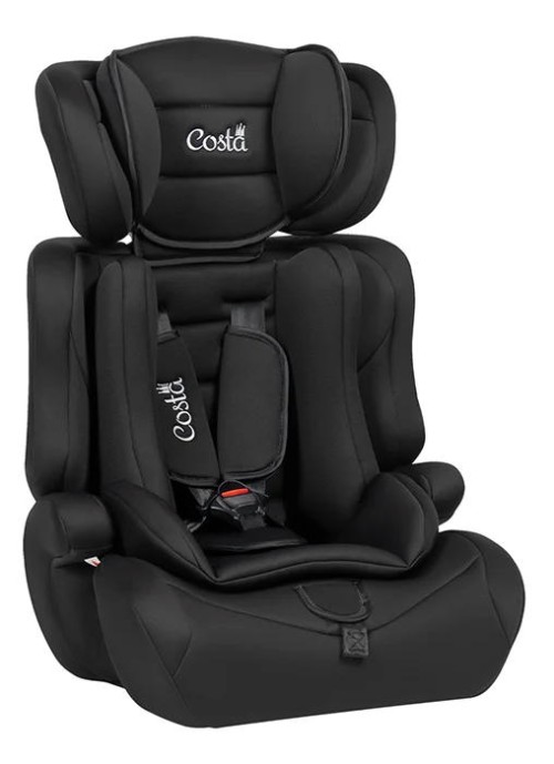 Автокресло Costa HC-01 1/2/3 (9-36кг) Total black