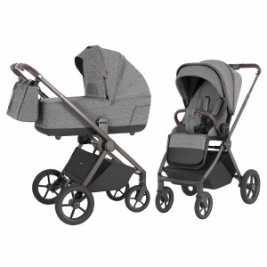 Коляска 2 в 1 Carrello Ultra CRL-6527 Metal Grey