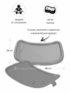 Стул для кормления Carrello Junior T-1412 Dark Grey