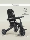 Велоколяска Pituso Leve Pro Plus 2026 с сумкой Black/Black