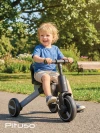 Велоколяска Pituso Leve Pro Plus 2026 с сумкой Grey/Grey