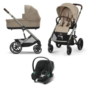 Коляска 3 в 1 Cybex Balios S Lux TPE Almond Beige