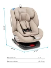 Автокресло Farfello YB102A New Isofix 0/1/2/3 (0-36кг) Sandy