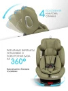 Автокресло Farfello YB102A New Isofix 0/1/2/3 (0-36кг) Oliva