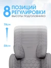 Автокресло Farfello YB802A 2/3 (15-36кг) Light grey