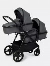 Коляска для двойни Rant Basic Dualo RA168 Graphite