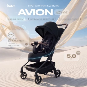Коляска прогулочная Rant Avion Carbon RA407 Black