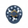 Пустышка латексная BIBS Studio Colour - Polka - Baby Blue/Steel Blue, 0+ мес., 0+ мес.