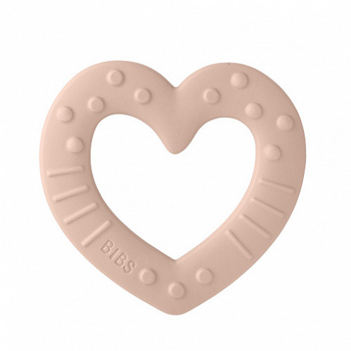 Прорезыватель BIBS Baby Bitie Heart - Blush