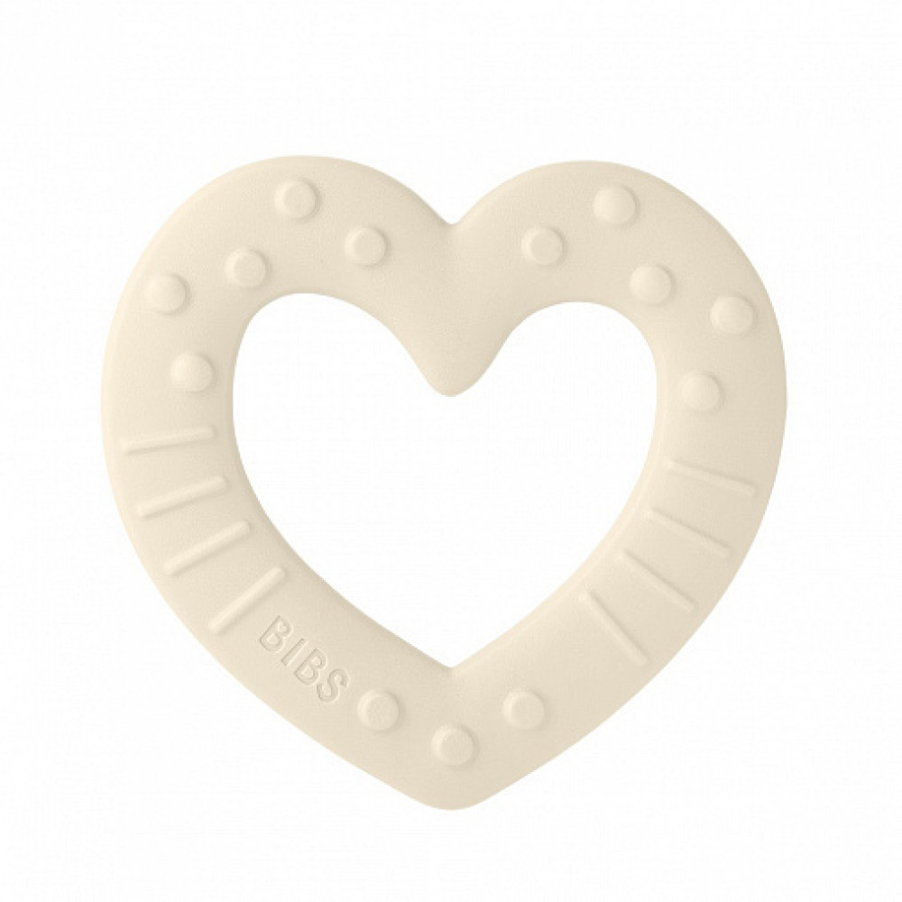 Прорезыватель BIBS Baby Bitie Heart - Ivory