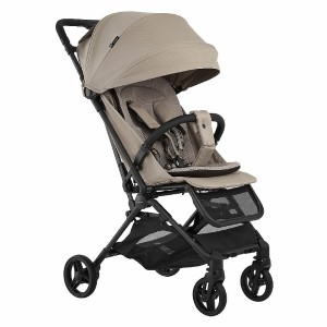 Коляска прогулочная Pera Plus PU carbon/Sapphire Sand