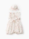 Набор Happy Baby: комбинезон и панама (milky-pink print), 68–74, 88675-0)