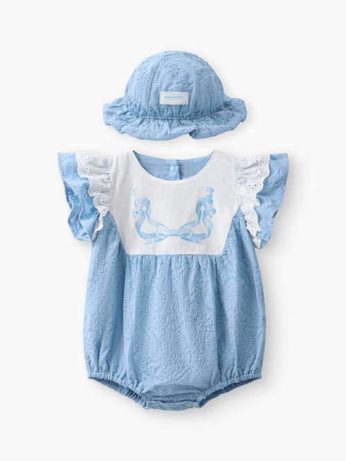Набор Happy Baby: комбинезон и панама (blue, 68–74, 88672-0)