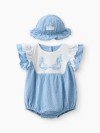 Набор Happy Baby: комбинезон и панама (blue, 56–62, 88672-0)
