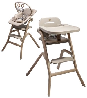 Стул для кормления Amarobaby Winnie 3 в 1 молочный