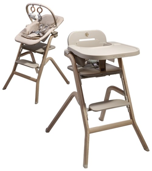 Стул для кормления Amarobaby Winnie 3 в 1 молочный