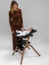 Стул для кормления Amarobaby Winnie 3 в 1 черный