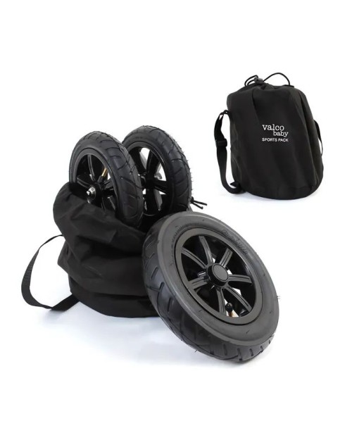Комплект надувных колес Valco Baby Sport Pack для Snap4, Ultra, Snap Duo, Slim Twin /Black