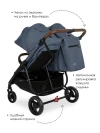 Коляска для двойни Valco baby Snap Duo Trend Denim
