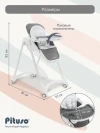 Стул для кормления Pituso Compato New Light grey