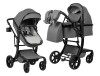 Коляска-трансформер Farfello Aimile Adventurer PU ADV-17 Dark grey