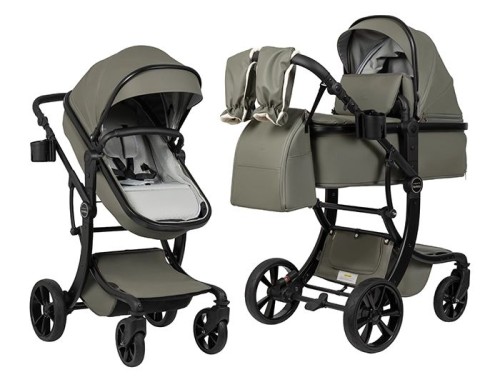 Коляска-трансформер Farfello Aimile Adventurer PU ADV-15 Khaki
